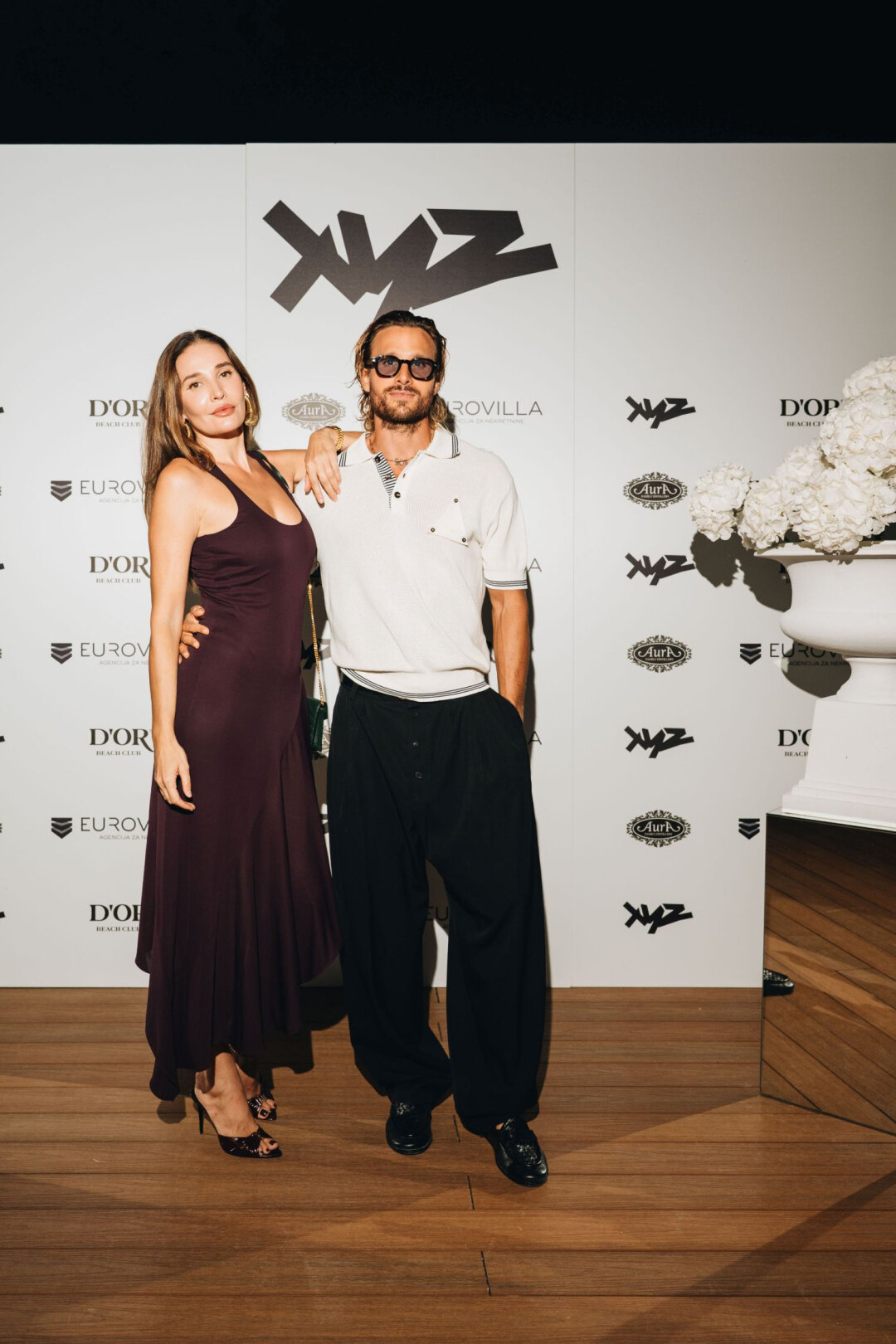 Tatjana Dragović and Vlaho Arbulić at XYZ Secret Dinner