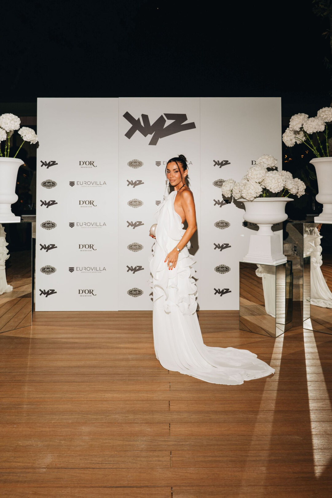 Jelena Perić at XYZ Secret Dinner in D'Orangerie