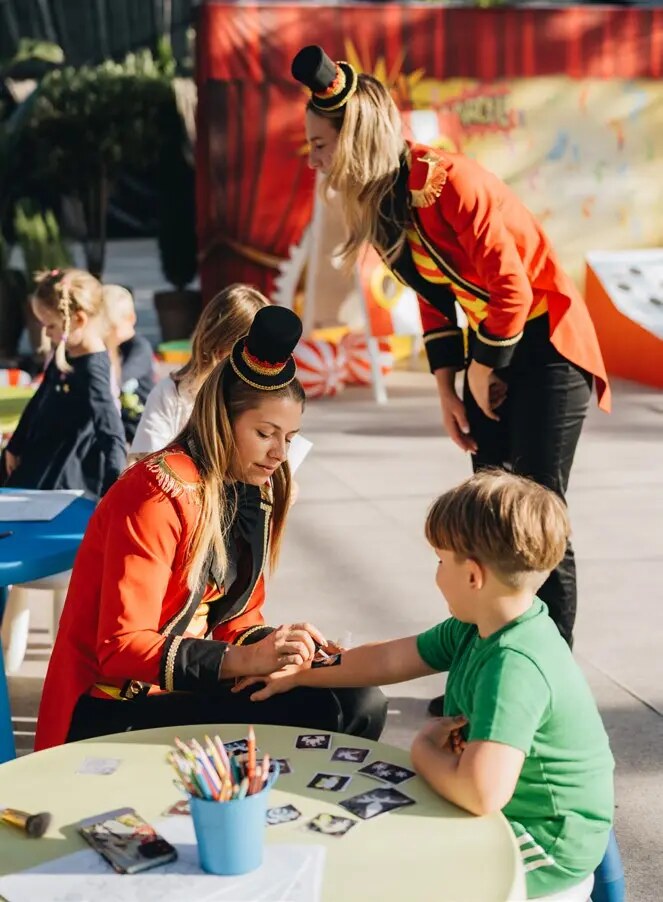 Creative kids activity at D'Orangerie in Funtana